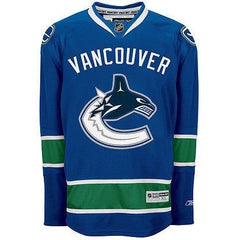 Vancouver Canucks Reebok Premier Blank Away Jersey! NHL Licensed