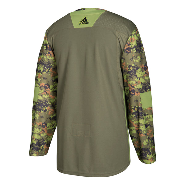 Military Camo Moss Vancouver Canucks 370J Adidas NHL Authentic Pro Jersey
