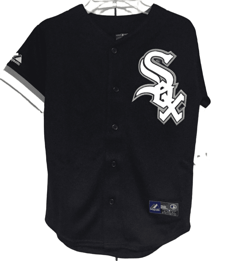 Chicago White Sox TODDLER Majestic MLB Baseball jersey BLACK