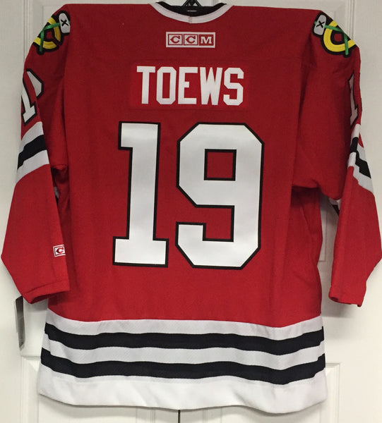 TOEWS Chicago Blackhawks Home Red CCM 550 Air-knit Jersey - Hockey Jersey  Outlet