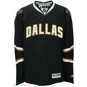 Dallas Stars YOUTH Reebok 7185 Premier HOME Black Jersey