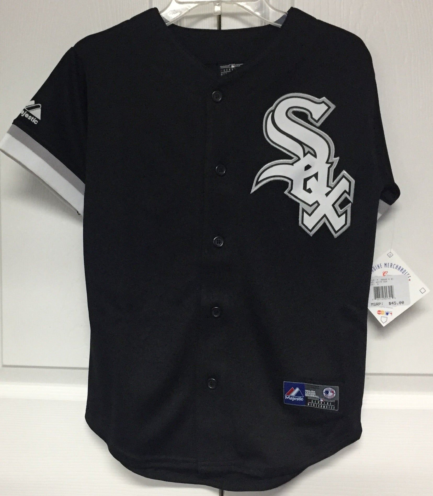 Chicago White Sox YOUTH Majestic MLB Baseball jersey BLACK