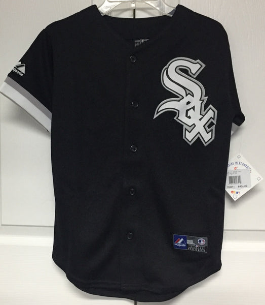 Chicago White Sox YOUTH  Majestic MLB Baseball jersey BLACK