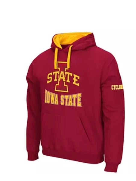Colosseum Iowa State Cyclones Red Pullover Fleece NCAA Hoodie