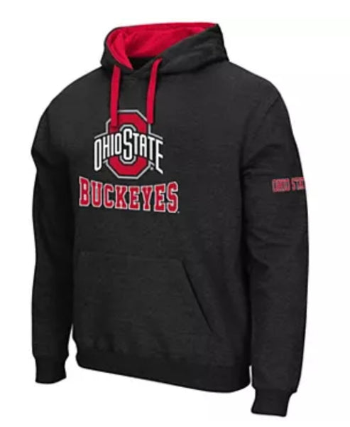 Colosseum Ohio State Buckeyes BLACK Pullover Fleece NCAA Hoodie