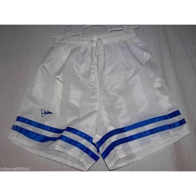 WHITE & Royal Torino Soccer Shorts FieldSheer - Upper V