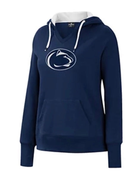 Colosseum LADIES Penn State Nittany Lions Navy Pullover Fleece NCAA Hoodie