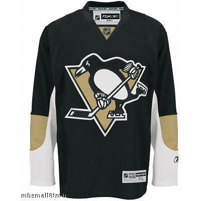 Youth Pittsburgh Penguins Black Home Premier Custom Jersey