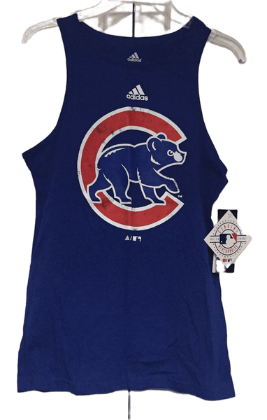 Chicago Cubs Adidas YOUTH Blue Tank Tops