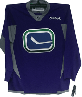Purple Vancouver Canucks Reebok Premier HFC Practice Jersey