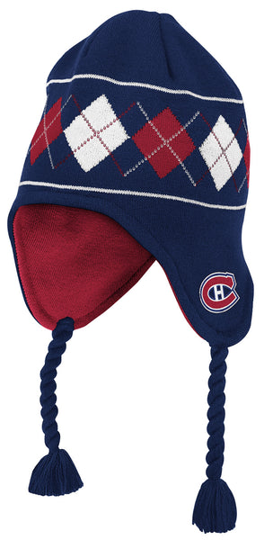 Montreal Canadiens Navy Reebok NHL Argyle Knit Hat