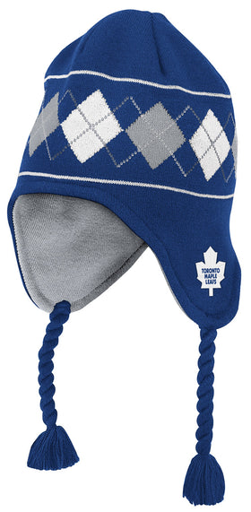 Toronto Maple Leafs Blue Reebok NHL Argyle Knit Hat