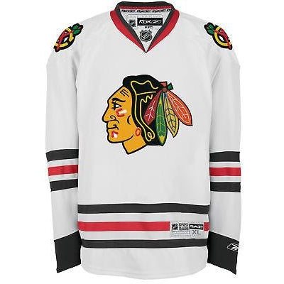 CHICAGO BLACKHAWKS JERSEY HOCKEY SHIRT NHL REEBOK 7185A 160810 RED MENS  SIZE L