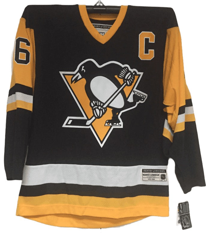 LEMIEUX Heroes of Hockey Pittsburgh Penguins CCM 550 Jersey - Hockey Jersey  Outlet
