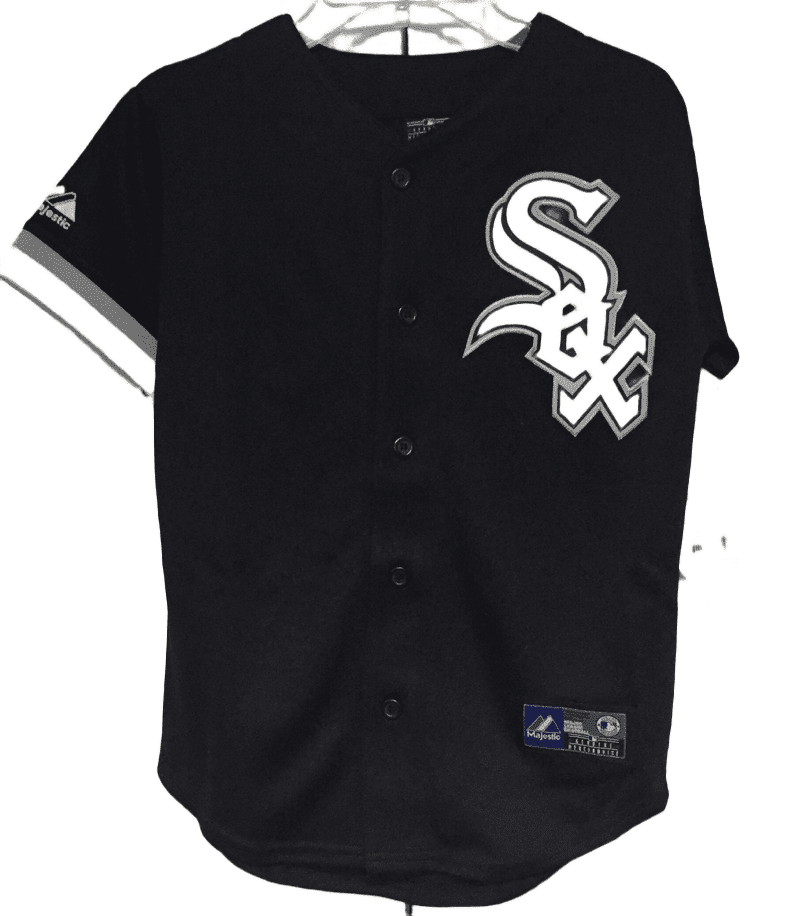 black and white white sox jersey