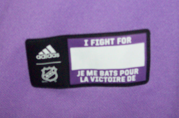 Hockey Fights Cancer Montreal Canadiens Purple 255J Adidas NHL