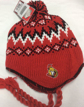 Ottawa Senators Red Reebok NHL Tassle Knit Hat