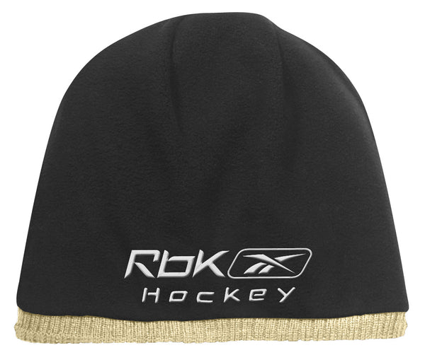Pittsburgh Penguins Beige/Black Reebok NHL Reversible 760 Knit Hat