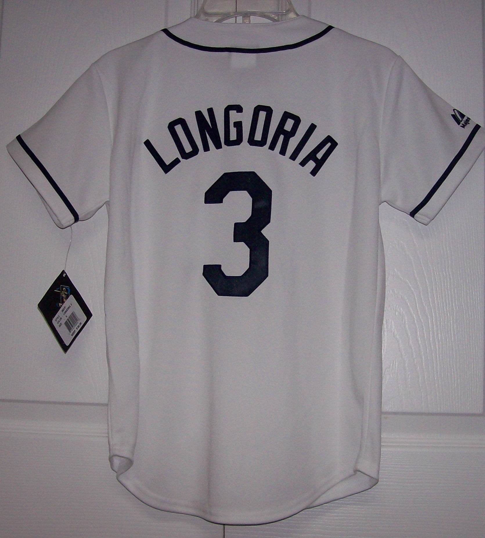 MLB Tampa Bay Rays Men's Replica Baseball Jersey.