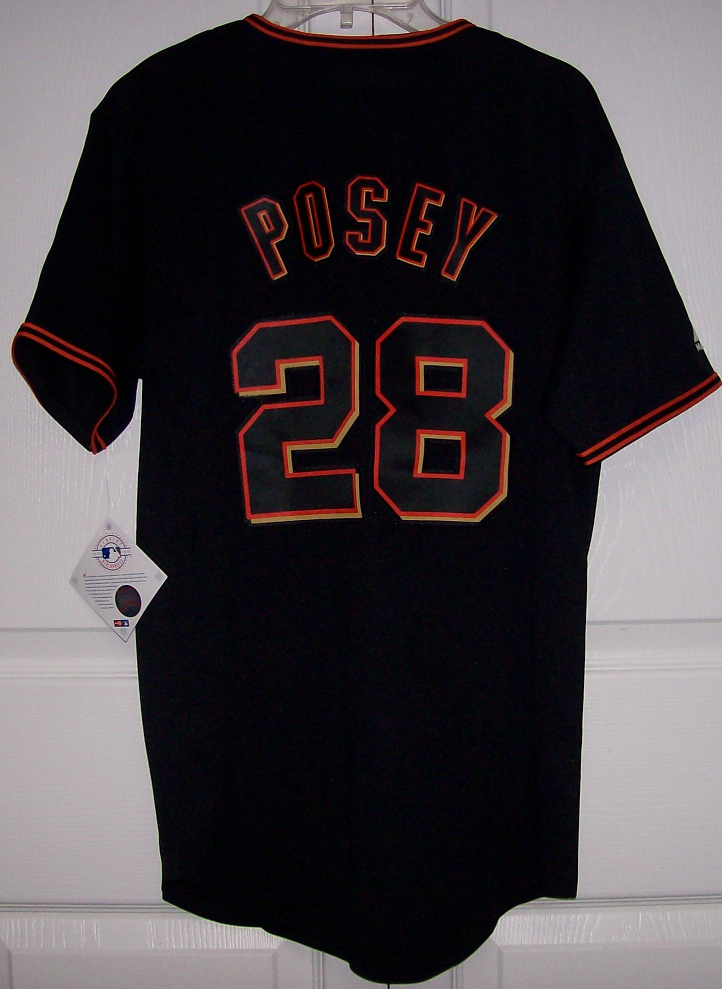 POSEY San Francisco Giants Boys Majestic MLB Baseball jersey BLACK - Hockey  Jersey Outlet