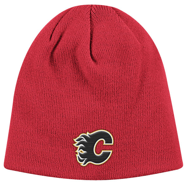Calgary Flames Red Reebok NHL Scully Beanie Knit Hat