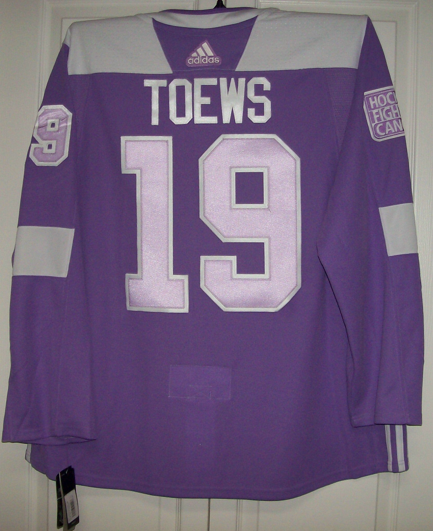 Hockey Fights Cancer Phoenix Arizona Coyotes Purple 255J Adidas