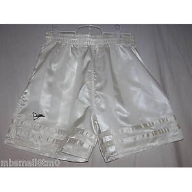 YOUTH White Torino Soccer Shorts FieldSheer - Upper V