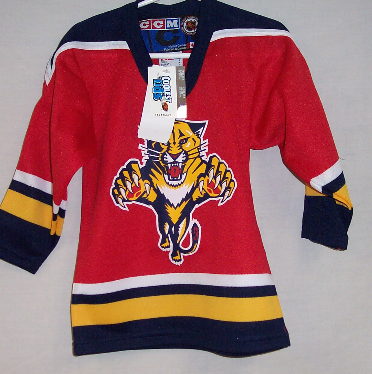 Florida Panthers White CCM 4100 TODDLER Jersey - Hockey Jersey Outlet