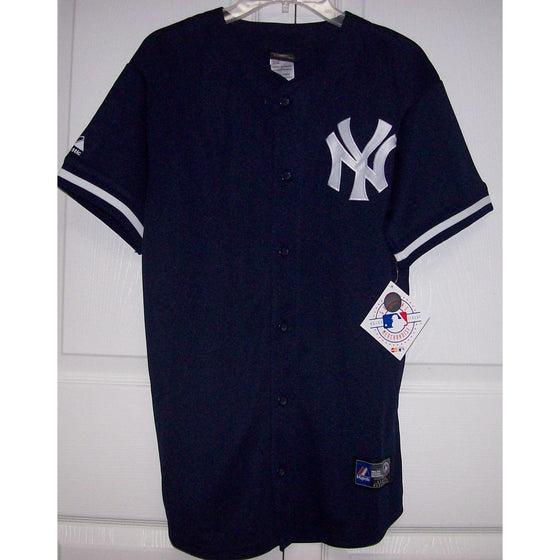 Vintage New York Yankees Baby Blue/Navy Jersey (Oversized XL