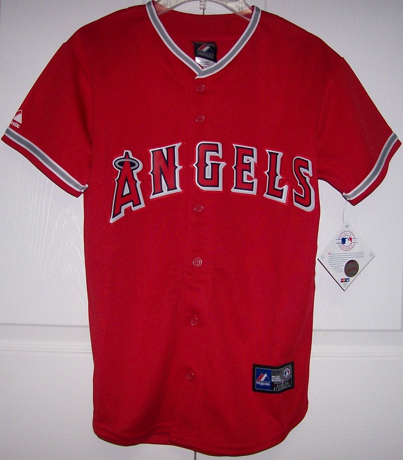 TROUT Los Angeles Angels Toddler Majestic MLB Baseball jersey RED Alternate