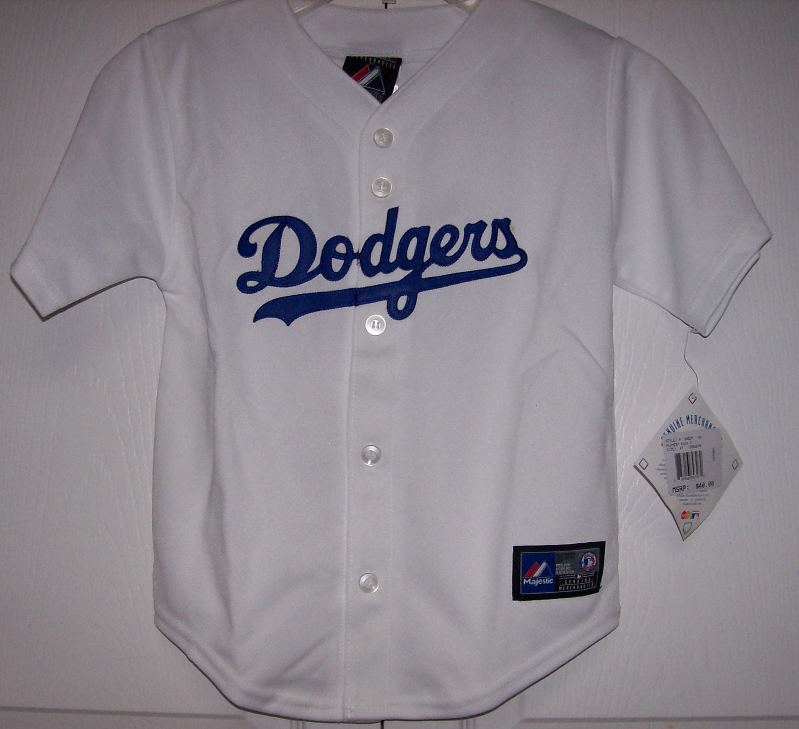 Los Angeles Dodgers Black Replica MLB Baseball Jersey