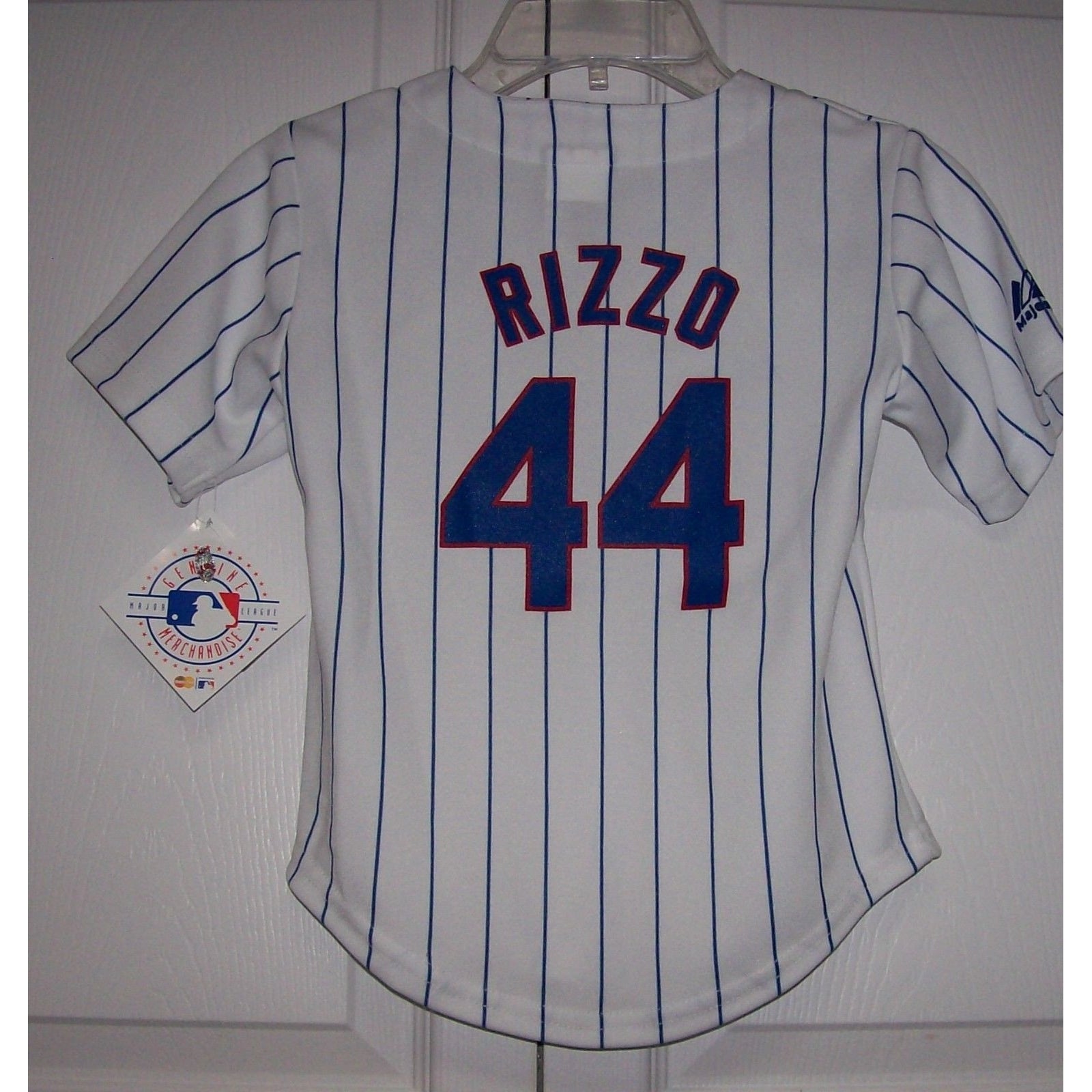 RIZZO Chicago Cubs BOYS Majestic MLB Baseball jersey HOME White